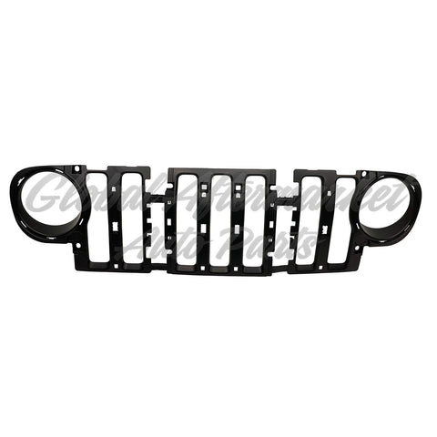 GRILLE TRIM RING BLACK 1-PC W/CAMERA
