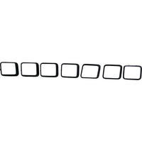 GRILLE TRIM RING SET PTD BLACK 7-PC FOR SRT/TRACKHAWK