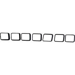GRILLE TRIM RING SET PTD BLACK 7-PC FOR SRT/TRACKHAWK
