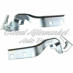 HOOD HINGE LH STEEL SATIN CHROME FINISH — photo 3