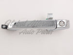 DOOR HANDLE FR LH OUTER W/KEY HOLE CHROME — photo 1
