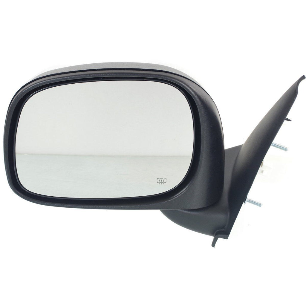 DOOR MIRROR LH POWER HTD TEXTURED W/O TOW MANUAL FOLD