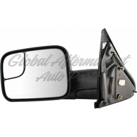 DOOR MIRROR LH POWER HTD W/TOW TEXTURED