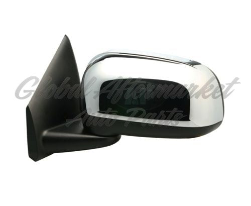 DOOR MIRROR LH POWER HTD W/CHROME CAP