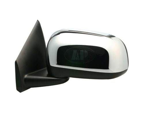 DOOR MIRROR LH POWER HTD W/CHROME CAP