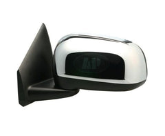 DOOR MIRROR LH POWER HTD W/CHROME CAP