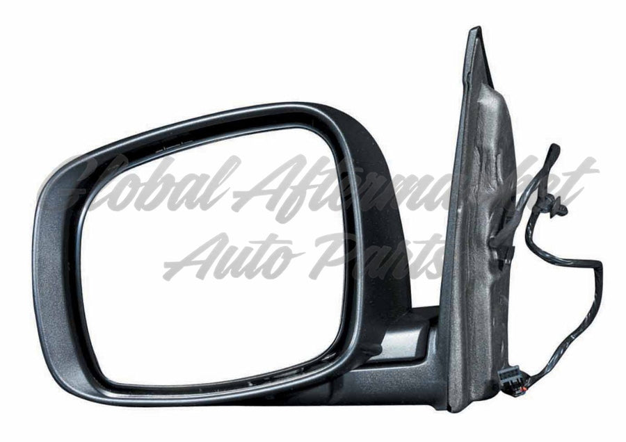 DOOR MIRROR LH POWER HTD PTM WITH BLACK 10 HOLE/5 PIN CONNECTOR
