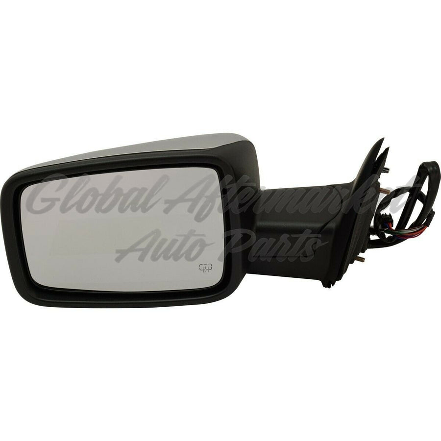 DOOR MIRROR LH POWER HTD W/O TOW W/SIGNAL/PUDDLE LAMP W/CHROME CAP