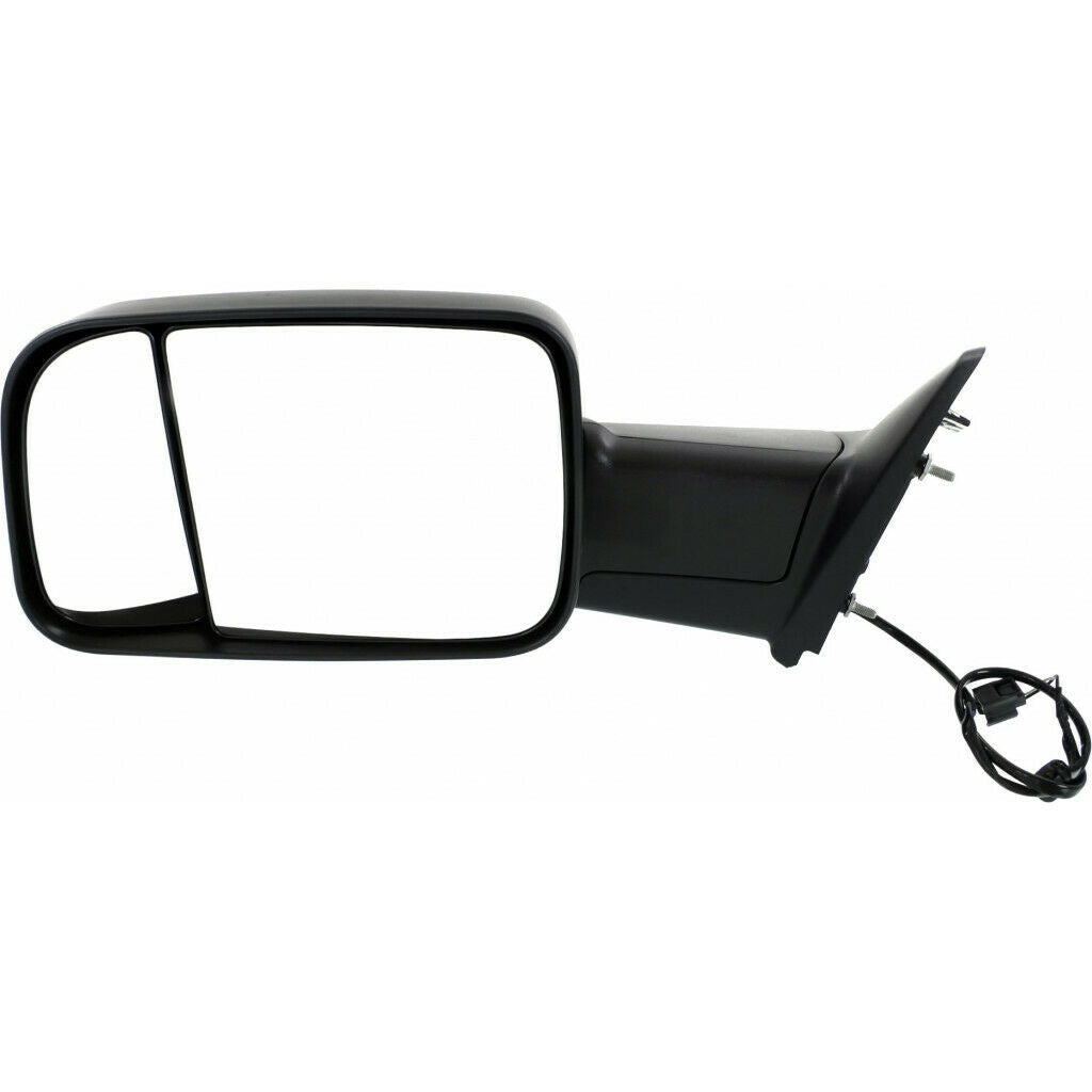 DOOR MIRROR LH MANUAL TEXTURED W/TOW