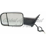 DOOR MIRROR LH POWER CHROME HTD W/AMBIENT/SIGNAL/PUDDLE LAMP/MEMORY/TOW — photo 1