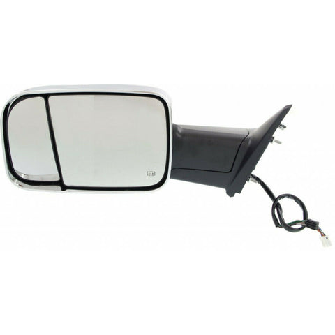 DOOR MIRROR LH POWER CHROME HTD W/AMBIENT/SIGNAL/PUDDLE LAMP/MEMORY/TOW