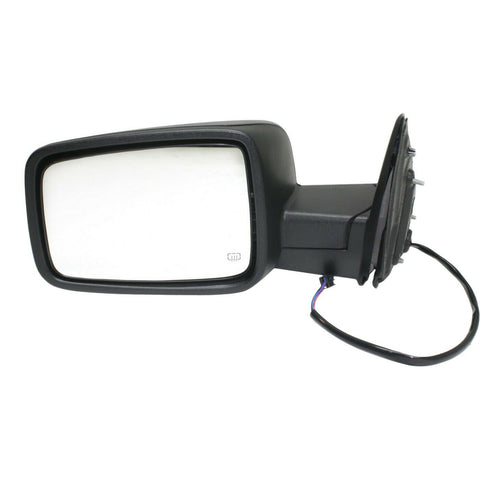 DOOR MIRROR LH POWER TEXTURED HTD W/O SIGNAL/TRAILER TOW W/TEMP SENSOR