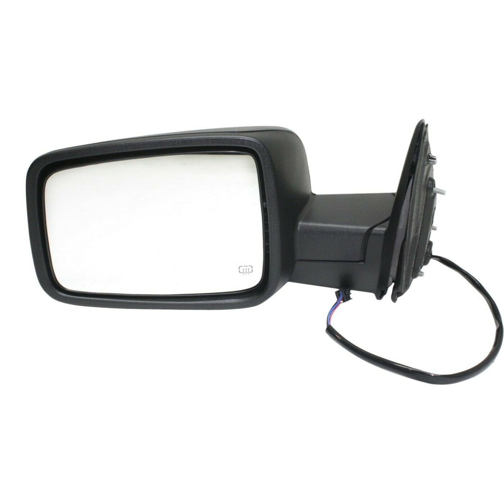 DOOR MIRROR LH POWER TEXTURED HTD W/O SIGNAL/TRAILER TOW W/TEMP SENSOR