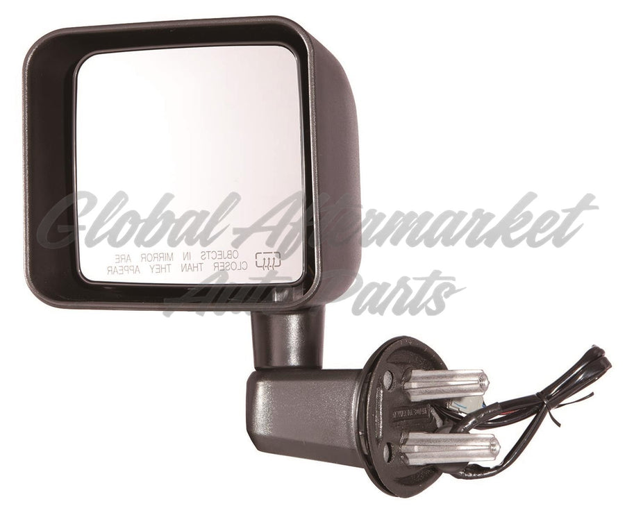 DOOR MIRROR LH POWER HTD TEXTURED