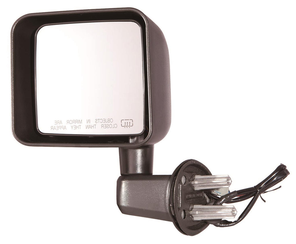 DOOR MIRROR LH POWER HTD TEXTURED