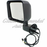 DOOR MIRROR LH POWER HEATED NON FOLDABLE TEXTURE BLACK — photo 2