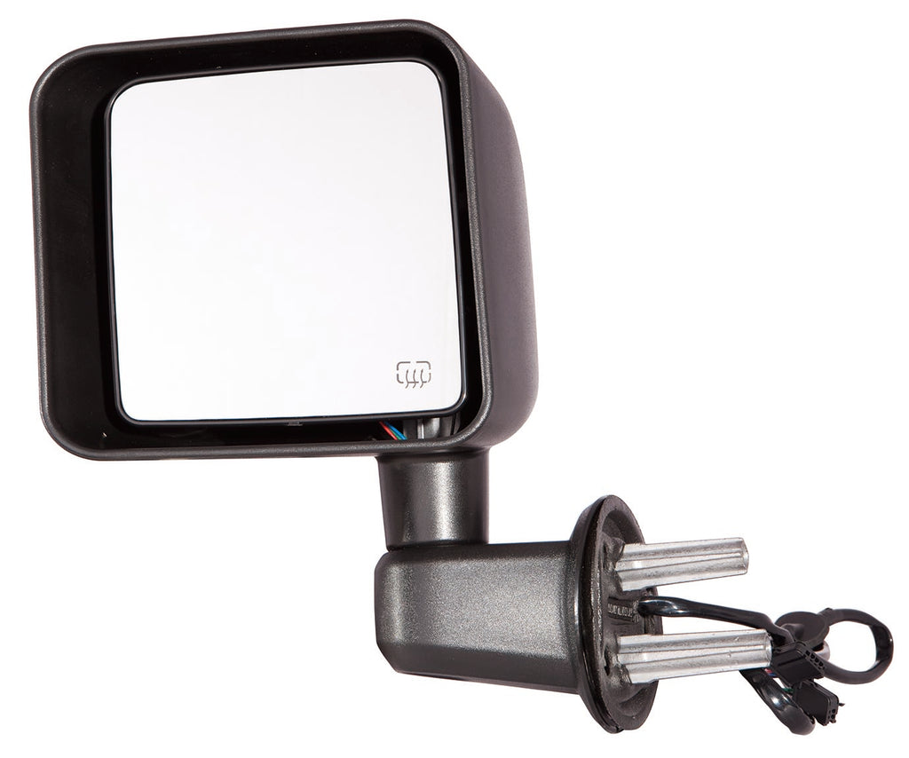 DOOR MIRROR LH POWER HEATED NON FOLDABLE TEXTURE BLACK