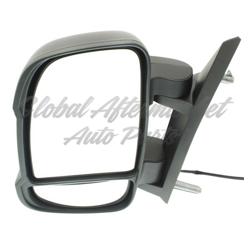 DOOR MIRROR LH MANUAL BLACK W/SIGNAL/TEMPERATURE SENSOR NON-EXTENDING/ MANUAL FOLD W/O HEAT