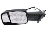 DOOR MIRROR LH POWER TEXTURED W/SIGNAL/PUDDLE LAMP/TEMPERATURE SENSOR TOW STYLE — photo 2