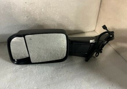 DOOR MIRROR LH POWER TEXTURED W/BLIND SPOT/SIGNAL/PUDDLE LAMP/TEMP SENSOR TOW STYLE