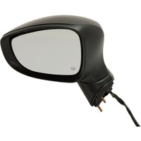 DOOR MIRROR LH POWER PARTIAL PTM HTD MANUAL FOLD