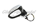 DOOR MIRROR LH POWER HTD W/SIGNAL MANUAL FOLD CHROME — photo 2