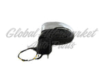 DOOR MIRROR LH POWER HTD W/SIGNAL MANUAL FOLD CHROME — photo 5