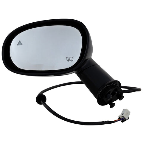 DOOR MIRROR LH PTM HTD MANUAL FOLD W/BLIND SPOT