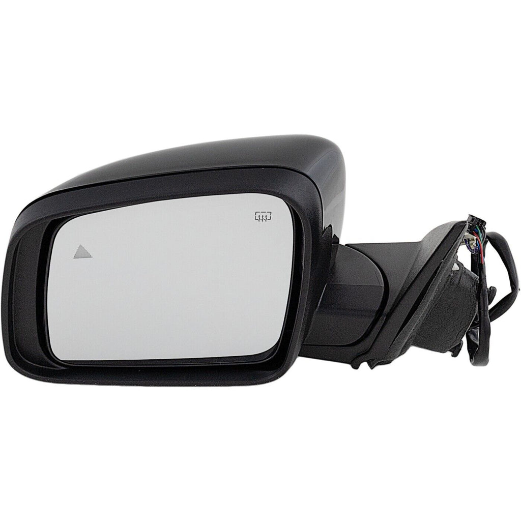 DOOR MIRROR LH POWER PTM HTD W/BLIND SPOT