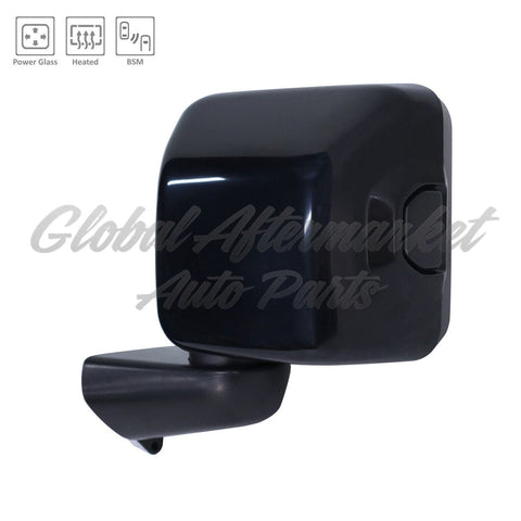 DOOR MIRROR LH POWER PTM HTD W/BLIND SPOT