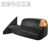 DOOR MIRROR LH POWER HTD TEXTURED W/BLIND SPOT/MEMORY/PUDDLE LAMP/SIGNAL/SENSOR