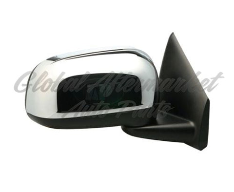 DOOR MIRROR RH POWER HTD W/CHROME CAP