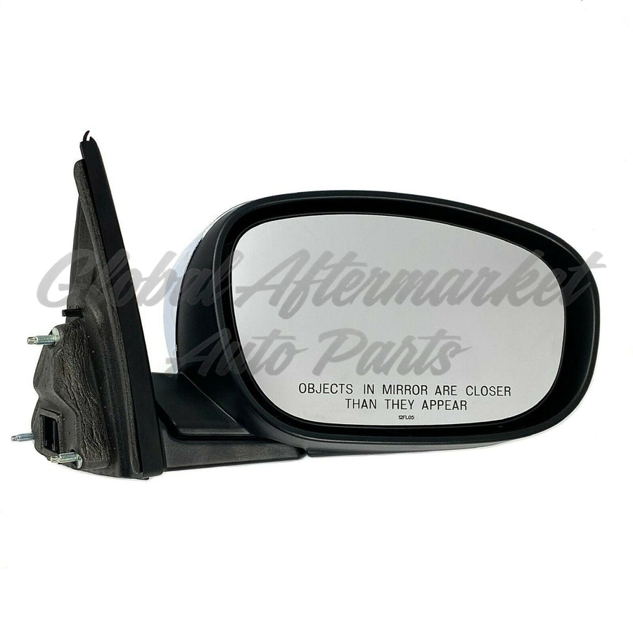 DOOR MIRROR RH POWER HTD CHROME