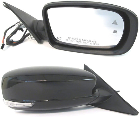 DOOR MIRROR RH POWER HTD PTM W/MEMORY/PUDDLE LAMP/ POWER FOLD