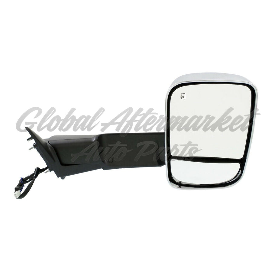 DOOR MIRROR RH POWER CHROME HTD W/AMBIENT/SIGNAL/PUDDLE LAMP/MEMORY/TOW