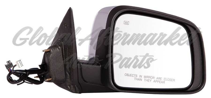 DOOR MIRROR RH POWER HTD W/SIGNAL W/O BLIND SPOT CITADEL MODEL CHROME