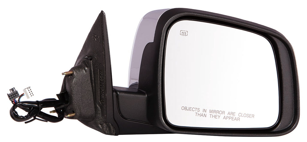 DOOR MIRROR RH POWER HTD W/SIGNAL W/O BLIND SPOT CITADEL MODEL CHROME