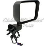 DOOR MIRROR RH POWER HEATED NON FOLDABLE TEXTURED BLACK — photo 3