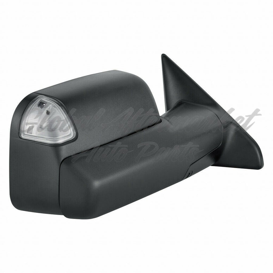 DOOR MIRROR RH POWER CHROME HTD W/MEMORY/SIGNAL/PUDDLE LAMP/TEMP SENSOR TOW STYLE