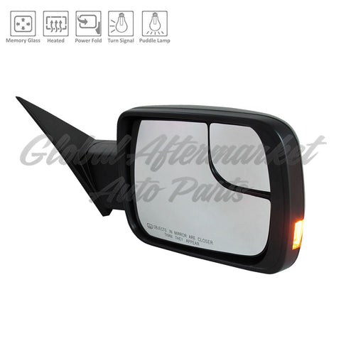 DOOR MIRROR RH POWER PTM HTD/MEMORY/POWER FOLD/SIGNAL/PUDDLE LAMP