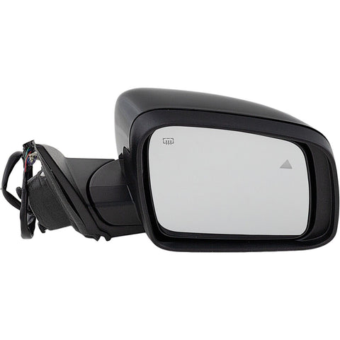 DOOR MIRROR RH POWER PTM HTD W/BLIND SPOT