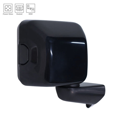 DOOR MIRROR RH POWER PTM HTD W/BLIND SPOT