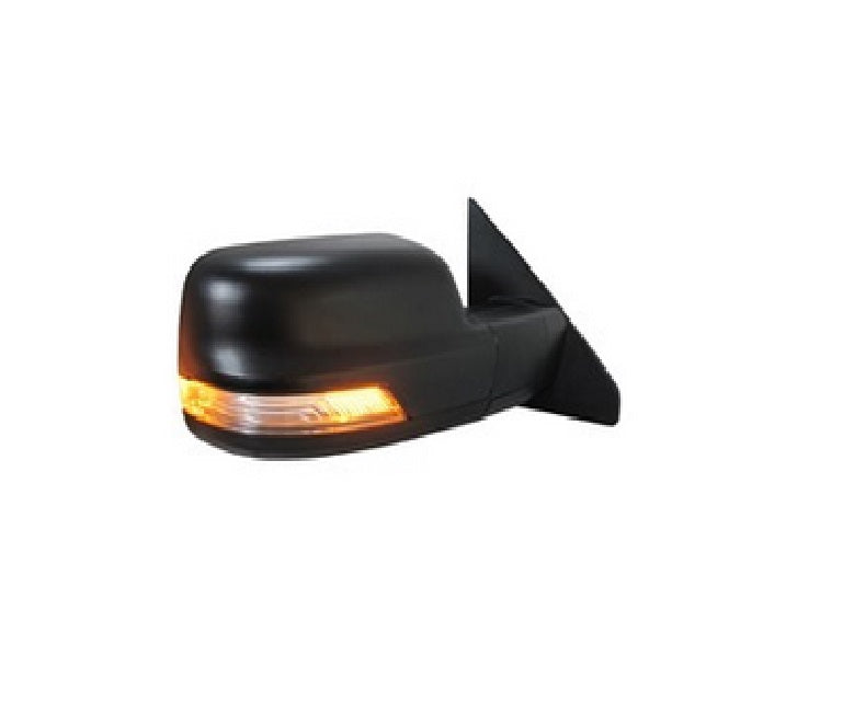 DOOR MIRROR RH POWER TEXTURED HTD W/BLIND SPOT/PUDDLE LAMP/SIGNAL