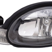 HEAD LAMP LH BLACK BEZEL