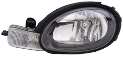 HEAD LAMP LH BLACK BEZEL