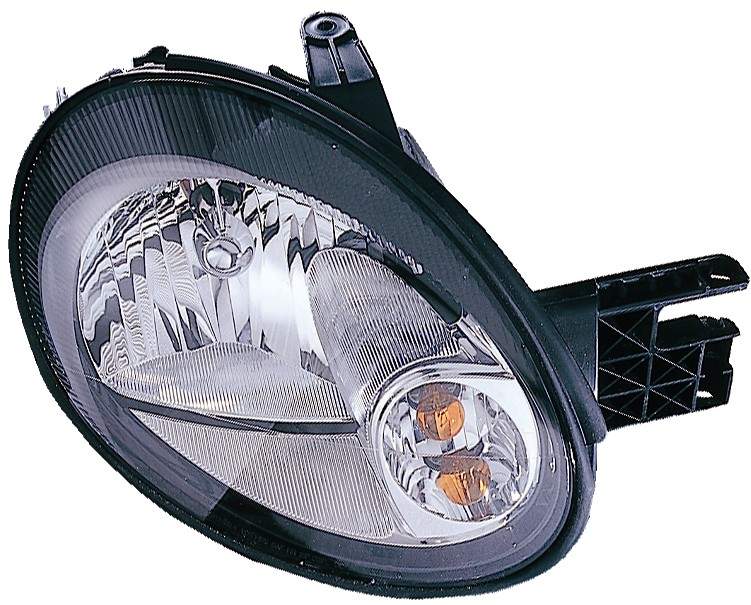 HEAD LAMP LH BLACK BEZEL