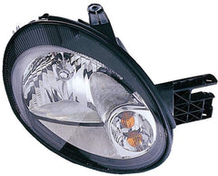 HEAD LAMP LH BLACK BEZEL