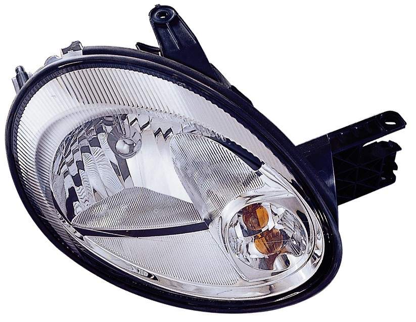 HEAD LAMP LH CHROME BEZEL W/O LEVELING HQ