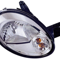 HEAD LAMP LH CHROME BEZEL W/O LEVELING HQ