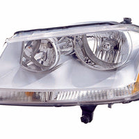 HEAD LAMP LH CHROME HOUSING HQ